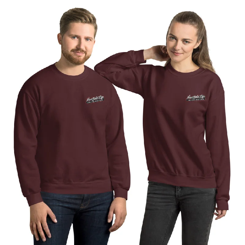 Unisex NBL Sweatshirt - Unisex Wear Hoodie with Bell Sleeves Flared Feminine