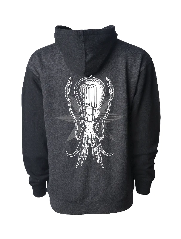 Squid Bulb Two-Toned Hoodie · Unisex Hoodie with V-Neck Classic Versatile