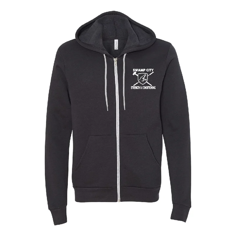 Burpees Hate You -Hooded Sweatshirt Hoodie with Hem Embroidery Detailed Premium