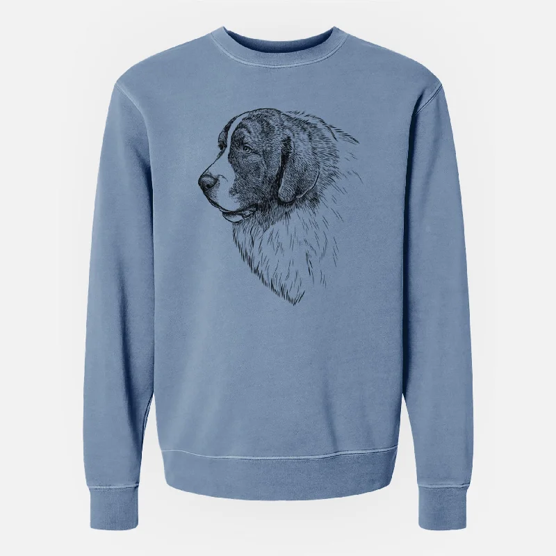 Bare Magnus the Pyrenean Mastiff - Unisex Pigment Dyed Crew Sweatshirt Hoodie Jacket Zipper Layering Bare Magnus the Pyrenean Mastiff - Unisex Pigment Dyed Crew Sweatshirt Hoodie Jacket Zipper Layering