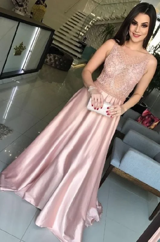 Long Prom Dresses, Scoop Neck Beaded Evening Party Dress, Sleeveless Formal Gown cg3254 Halter Neckline Beach Long Prom Dresses, Scoop Neck Beaded Evening Party Dress, Sleeveless Formal Gown cg3254 Halter Neckline Beach