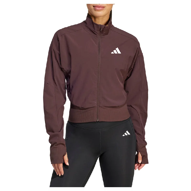 D4T Woven Full Zip Training Jacket Satin Fabric Silk Fabric Chiffon Fabric