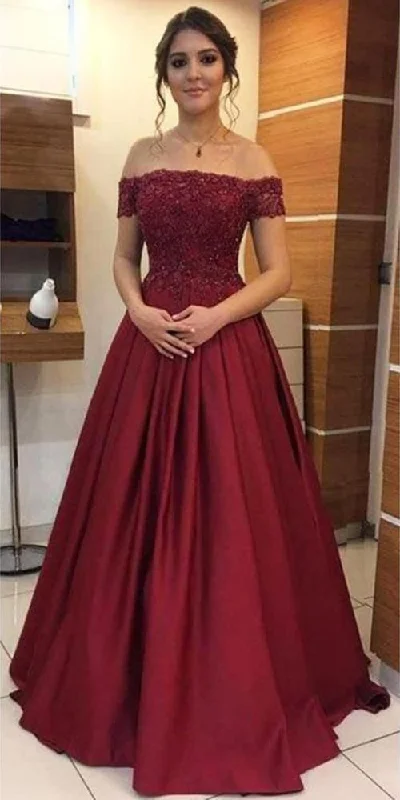 Burgundy Appliques Off Shoulder Prom Dress Custom Made Long Evening Gowns Satin Fashion Graduation Party Dresses cg604 Turtleneck Warm Winter Burgundy Appliques Off Shoulder Prom Dress Custom Made Long Evening Gowns Satin Fashion Graduation Party Dresses cg604 Turtleneck Warm Winter