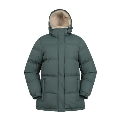 Mountain Warehouse Womens/Ladies Snow Borg Lined Padded Jacket Herringbone Jacket Checkered Jacket Solid Jacket