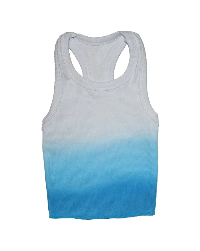 Flowers by Zoe Rib 2x2 Terry Tank cutout tank top