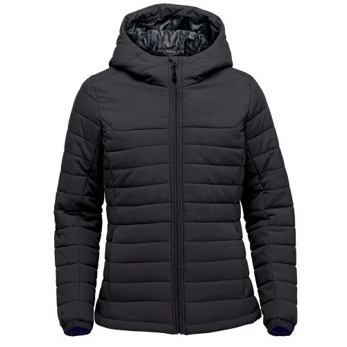 Stormtech Womens/Ladies Nautilus Quilted Hooded Jacket Faux Fur Jacket Real Fur Jacket Shearling Jacket