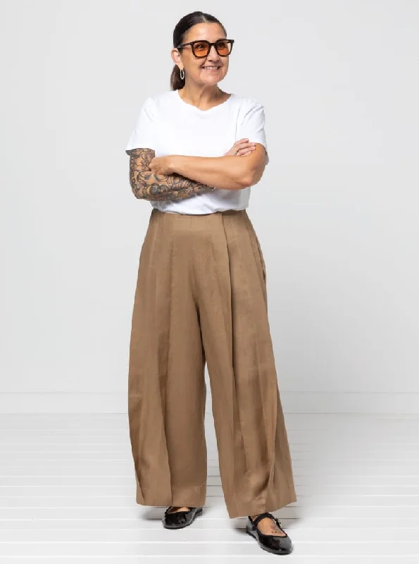 Style Arc Atlas Woven Pant Chic Checkered Pants