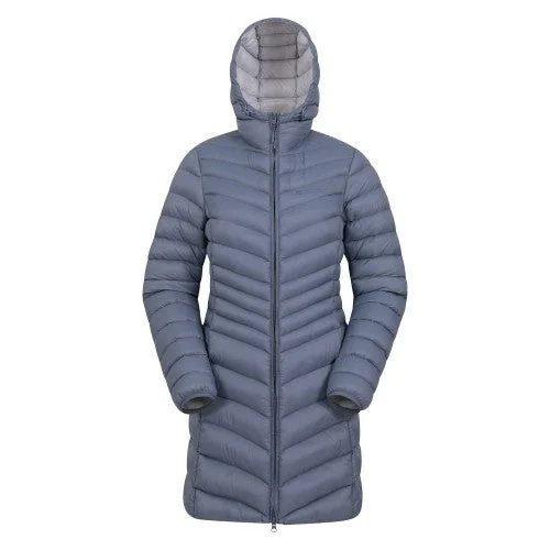 Mountain Warehouse Womens/Ladies Florence Long Padded Jacket Denim Fabric Leather Fabric Suede Fabric Mountain Warehouse Womens/Ladies Florence Long Padded Jacket Denim Fabric Leather Fabric Suede Fabric